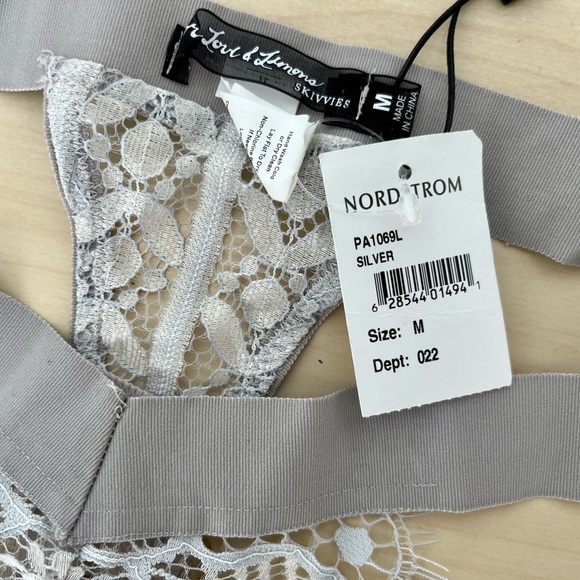 For Love & Lemons SKIVVIES Penelope Lace Thong - Picture 5 of 9